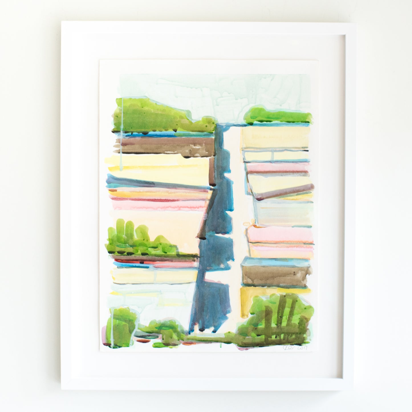View from the Studio Watercolor 2