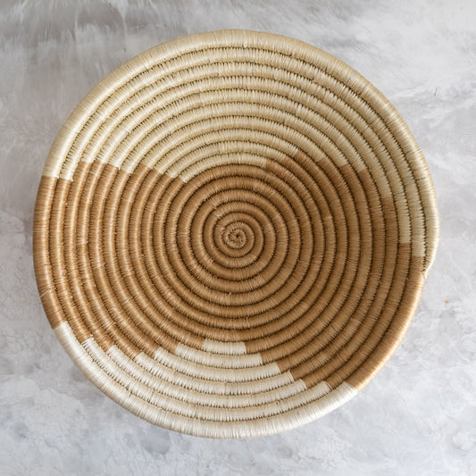 Sand Woven Bowl - Refined - 12"