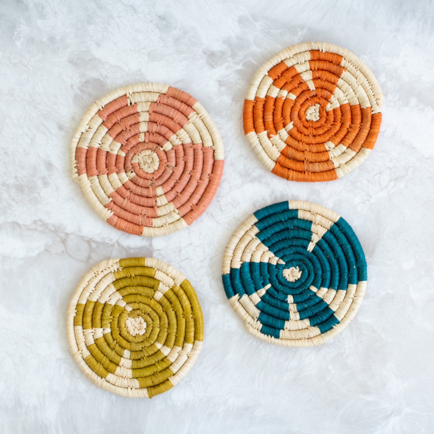 Seratonia Coasters in Plumeria