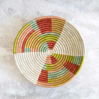 Town Square Woven Bowl in Patchwork - 10"
