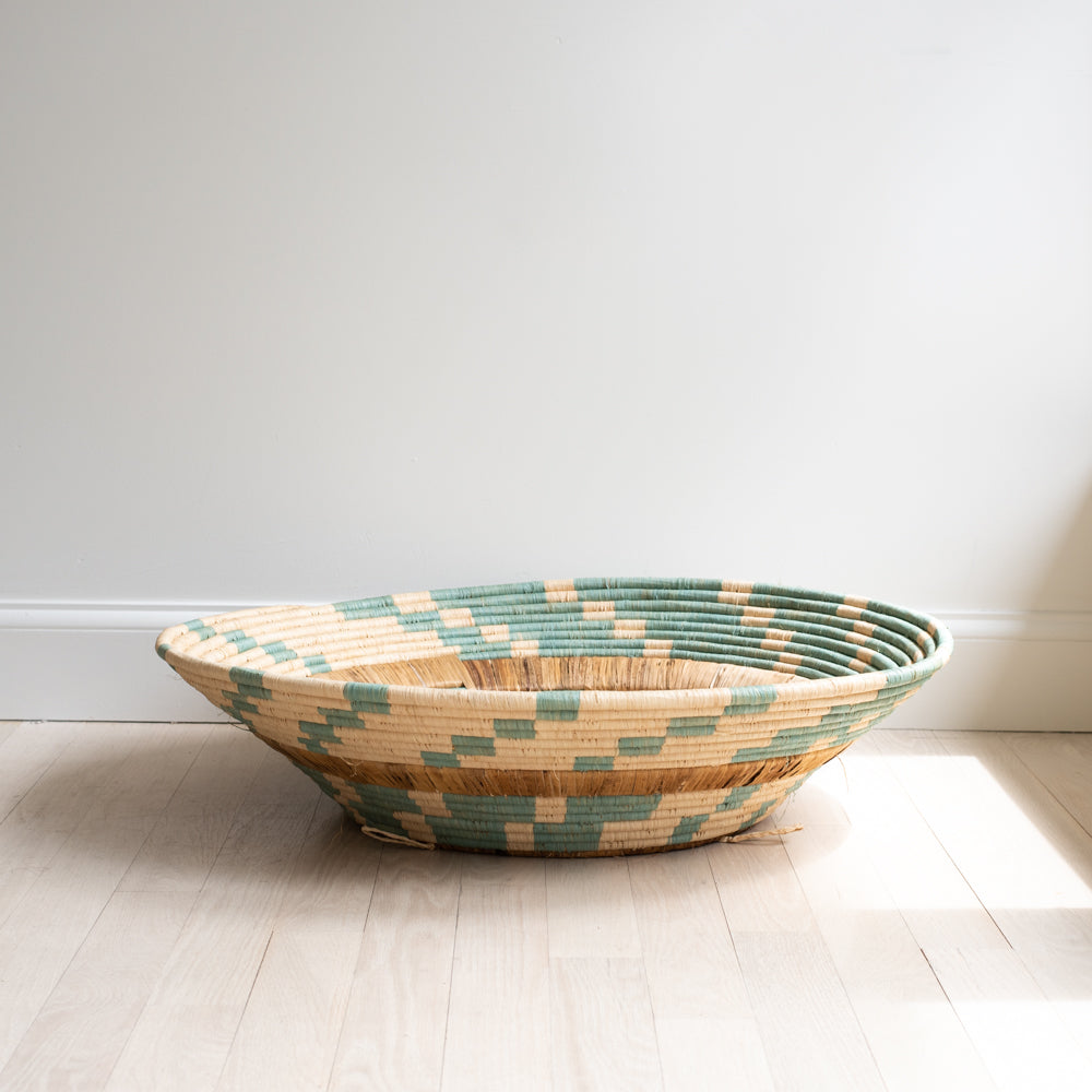 Town Square Woven Bowl in Patina - 31"