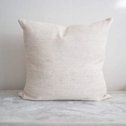 Carmel Pillow in Cream - 22"