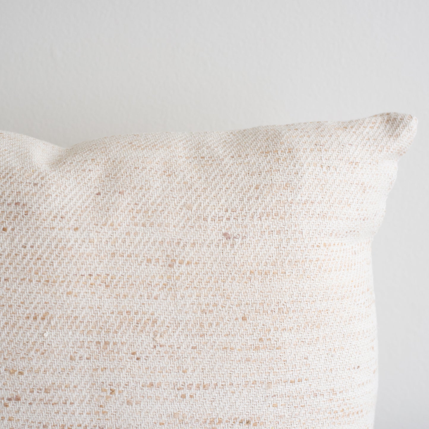 Carmel Lumbar Pillow in Cream - 15" x 20"