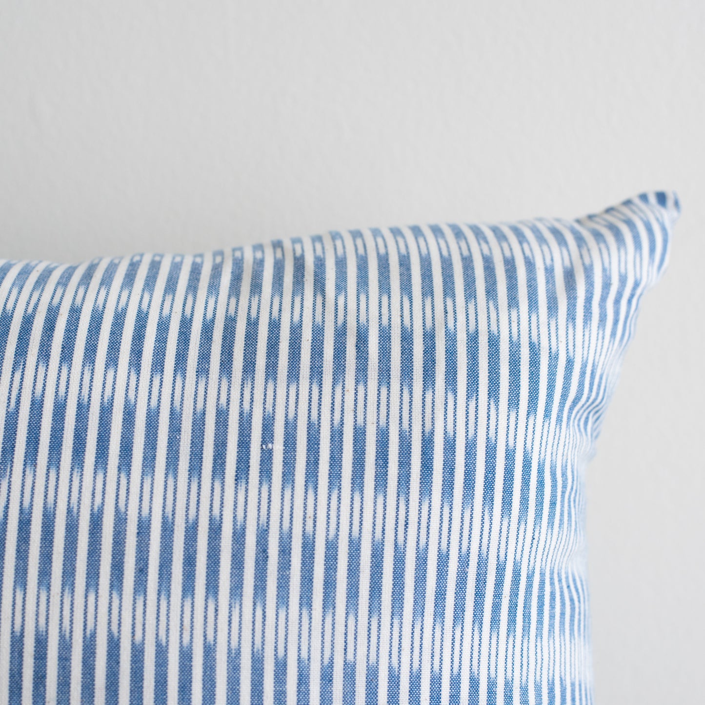 Sanjana Stripe Lumbar Pillow in Blue - 15" x 20"