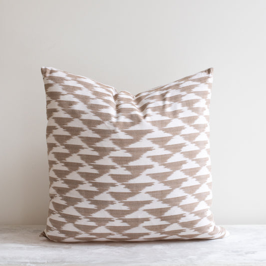 Tribal Pillow in Dune - 20"