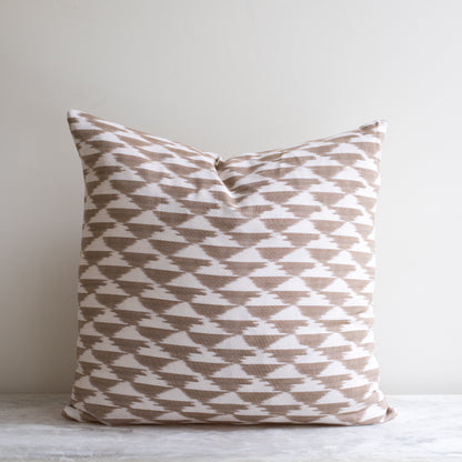 Tribal Pillow in Dune - 22"