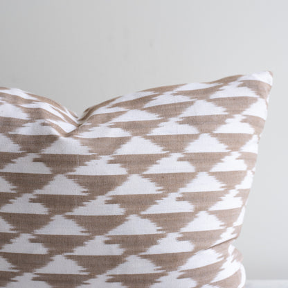 Tribal Pillow in Dune - 22"