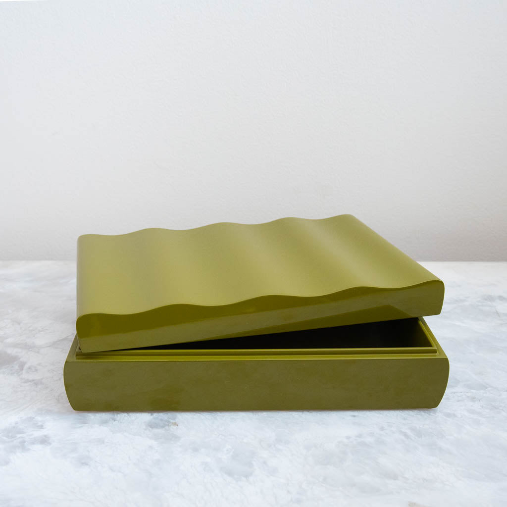 Denston Box in Light Olive