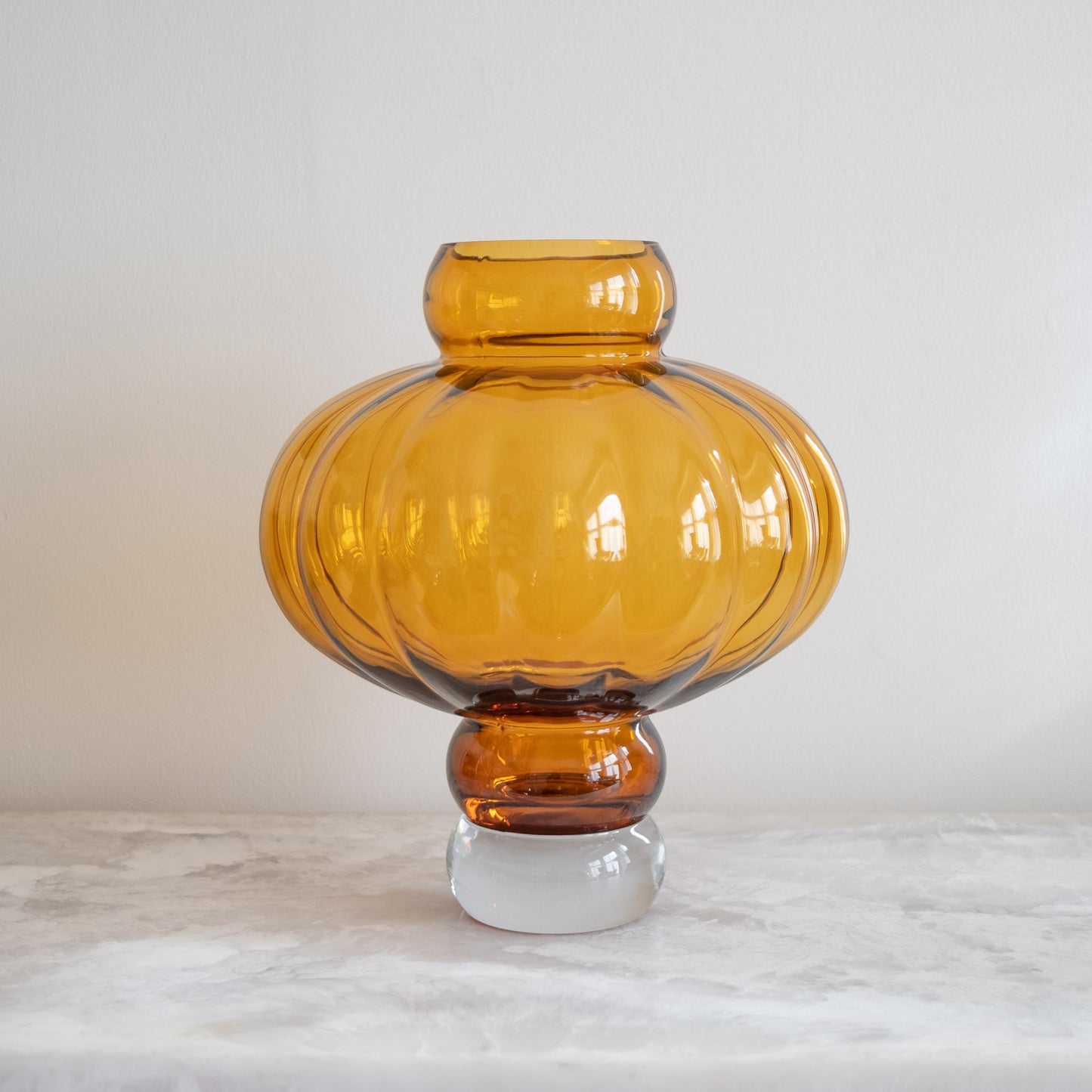 Amber Large Balloon Vase