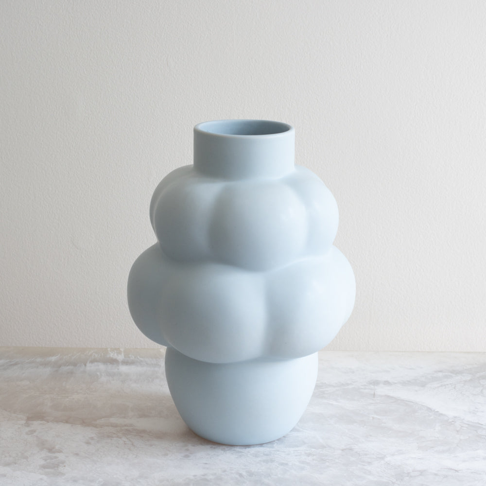 Ceramic Balloon Vase - Sky Blue