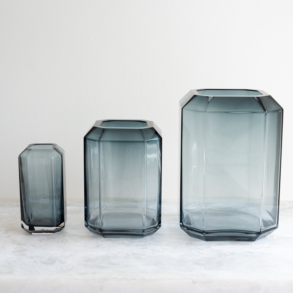 Blue Jewel Vases