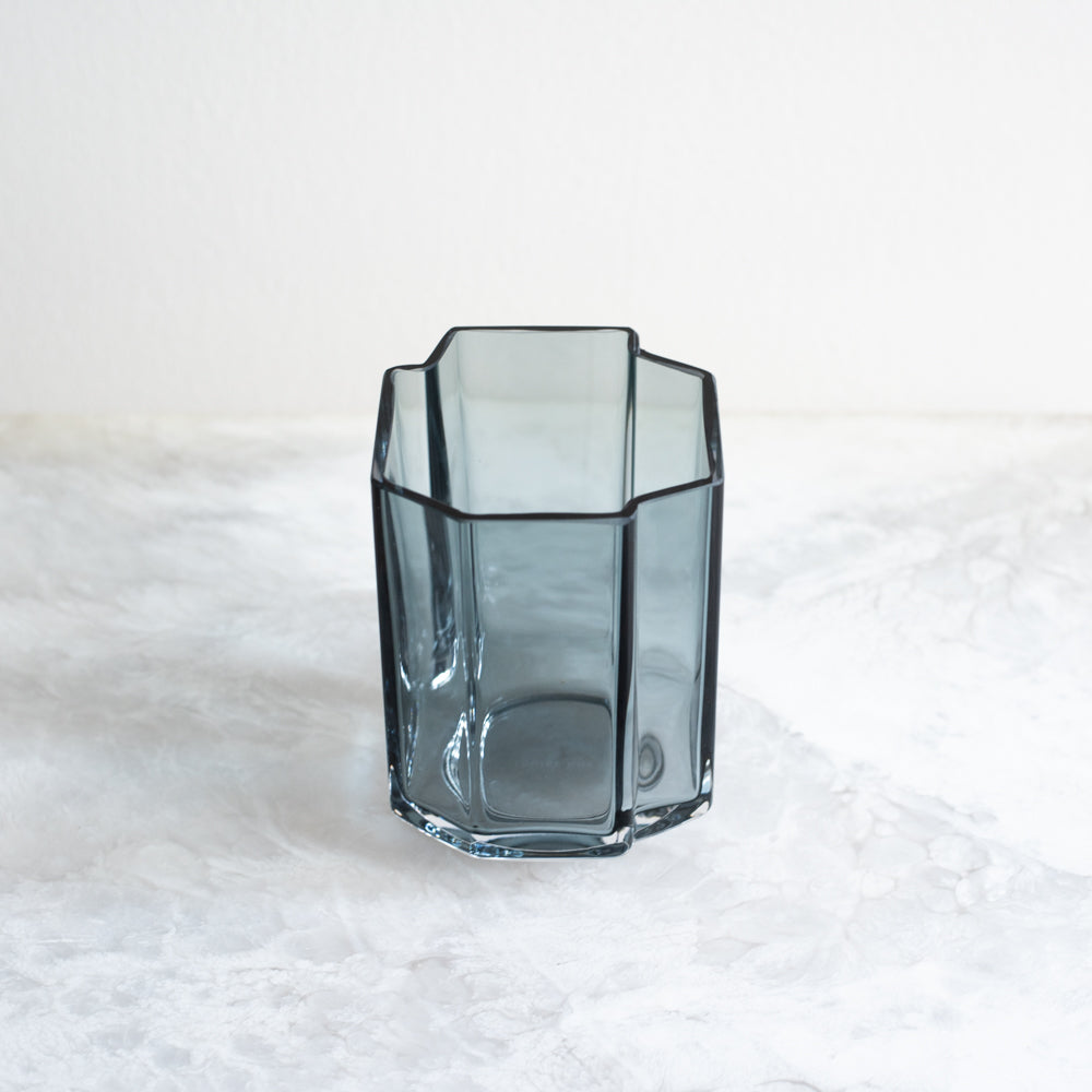 Small Funki Asymmetric Vase - Blue