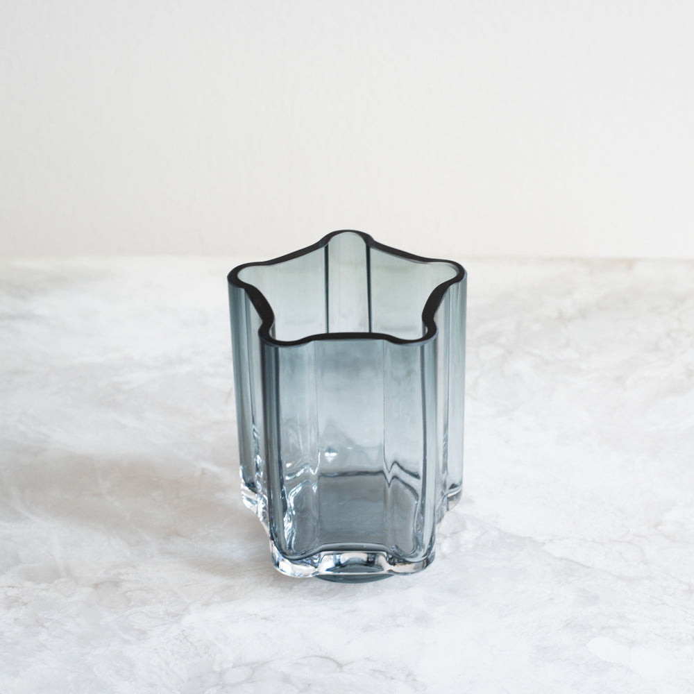 Small Funki Rounded Vase - Blue