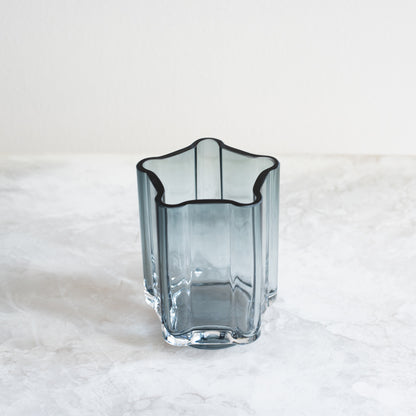 Small Funki Rounded Vase - Blue
