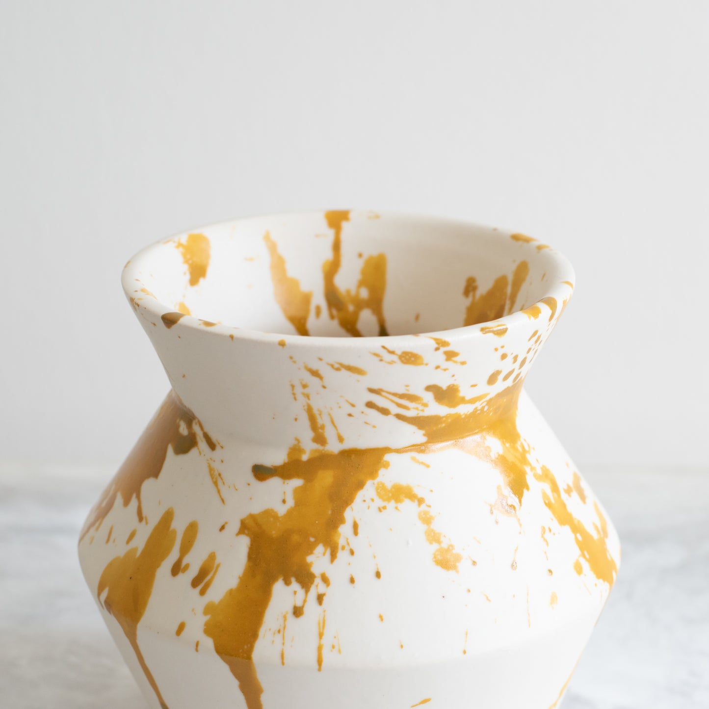 Anyon x Owo - Rock Vase - Mustard