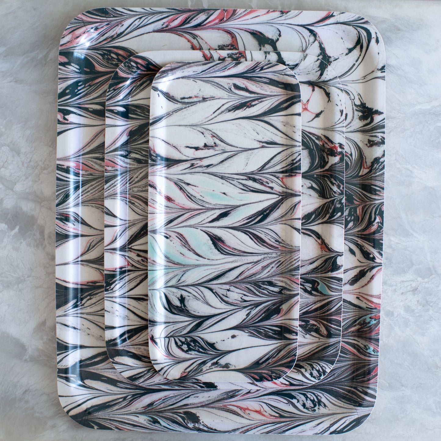 Licorice Leaves Birchwood Trays