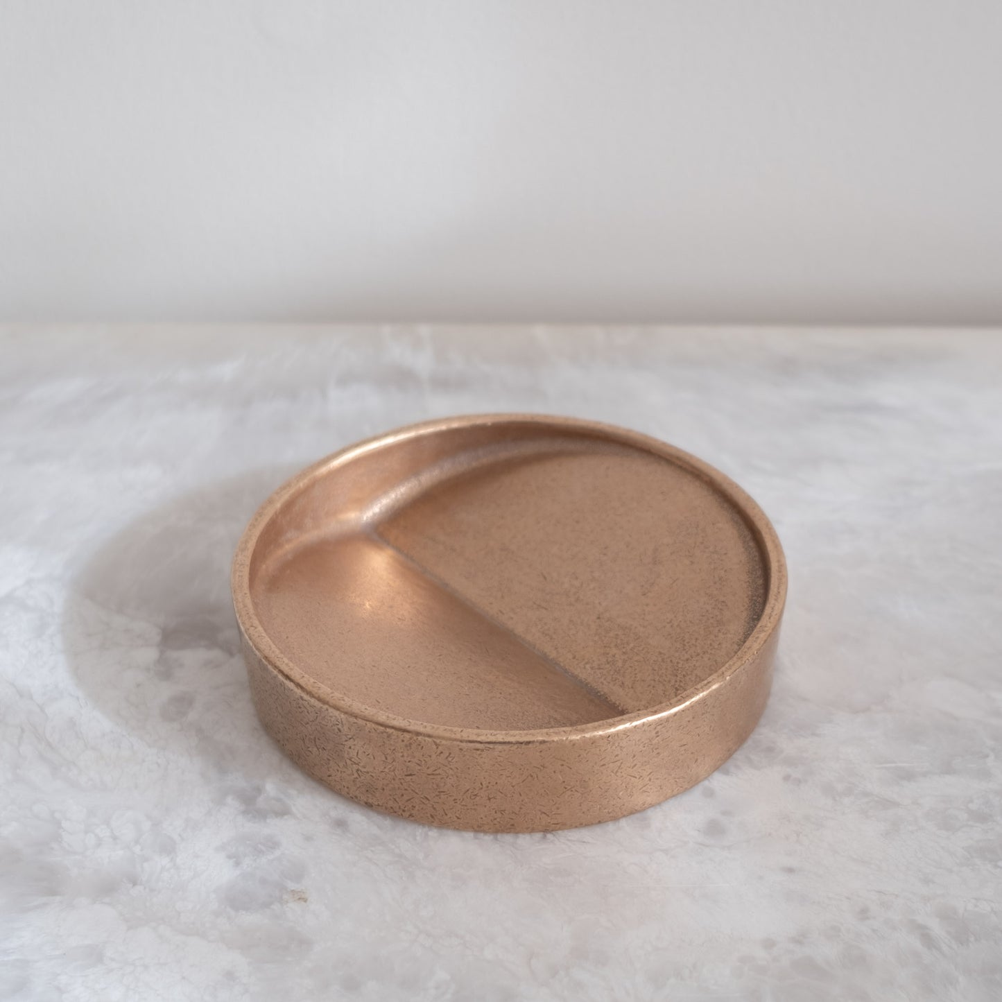 Vide Poche Rond XL in Bronze