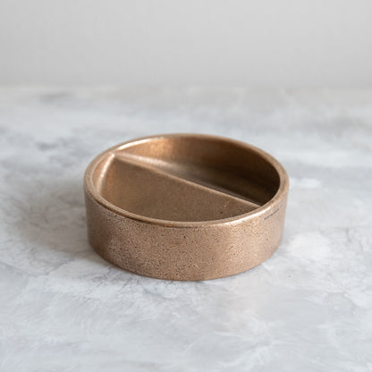 Vide Poche Rond in Bronze