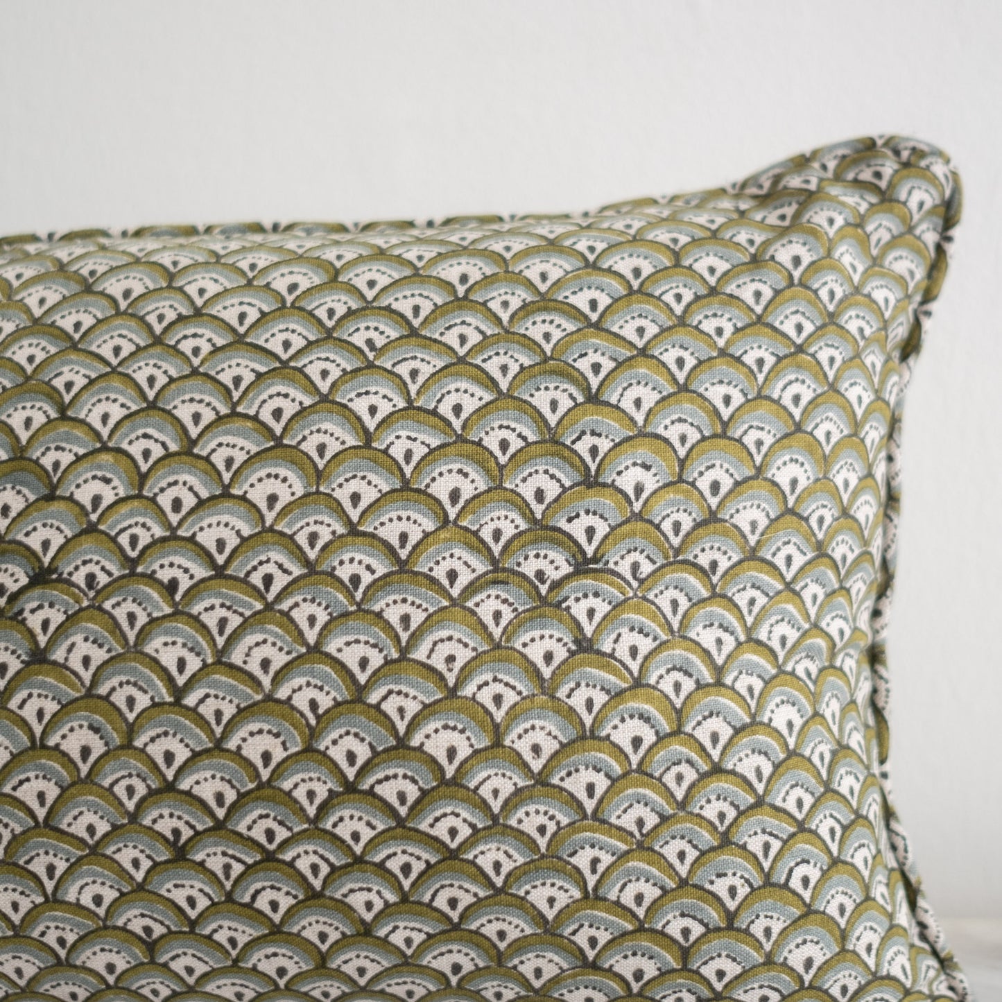Minoa Moss Celadon Lumbar Pillow