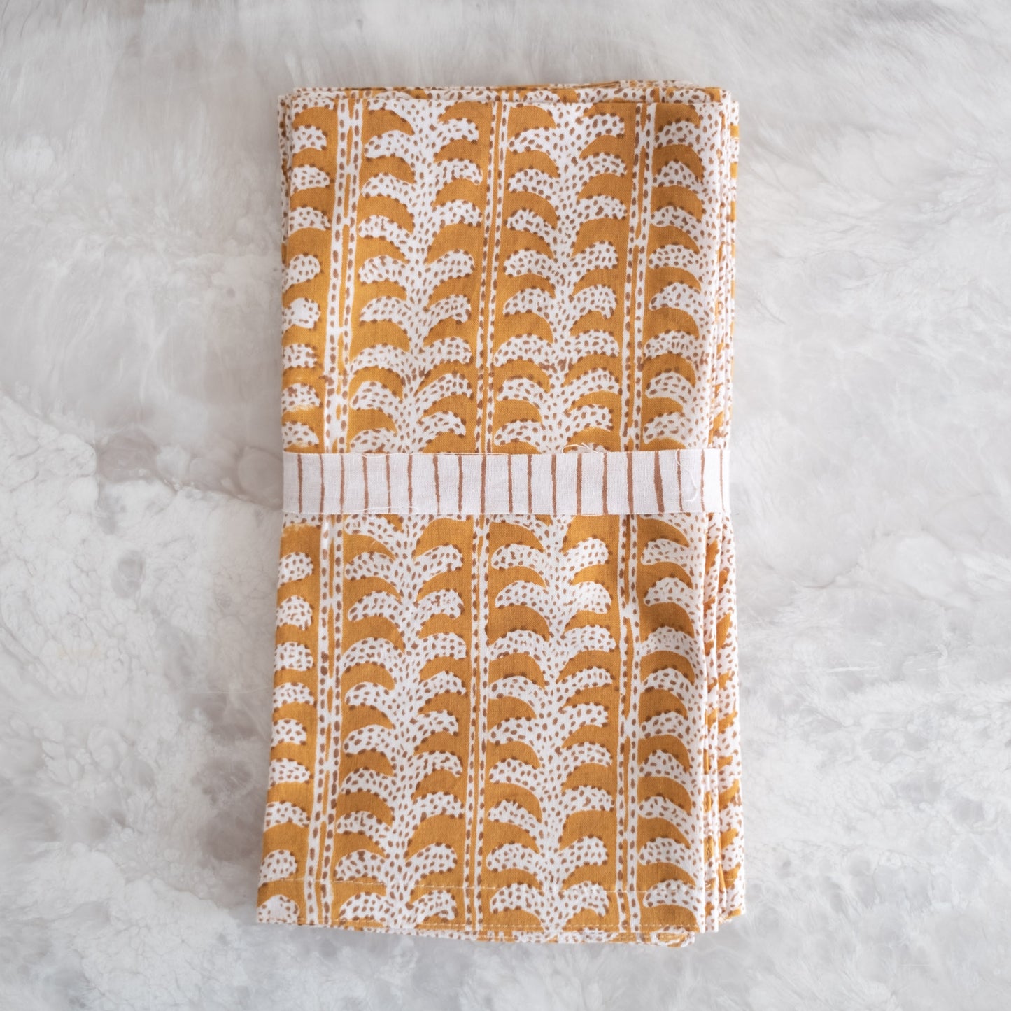 Luxor Saffron Cotton Napkins