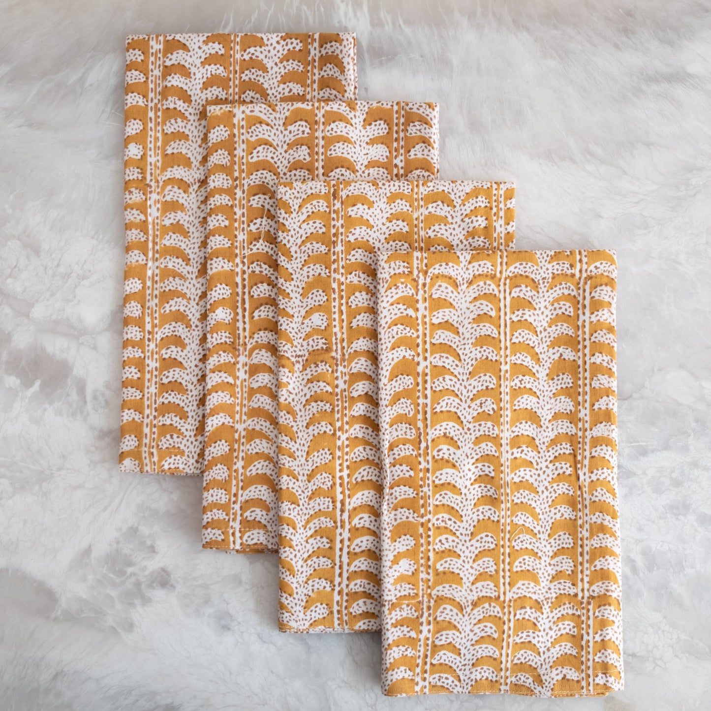 Luxor Saffron Cotton Napkins