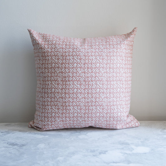 Batik Papaya Outdoor Pillow