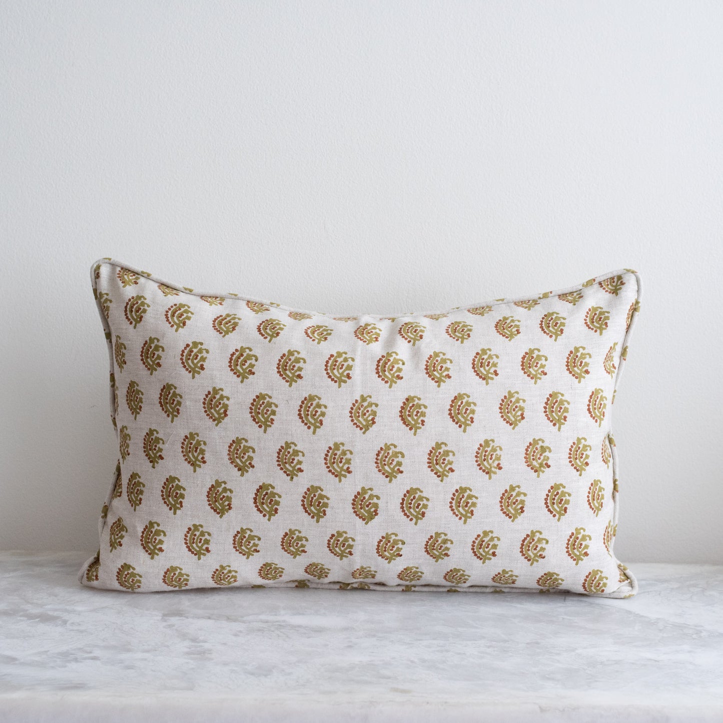 Chameli Olive Lumbar Pillow